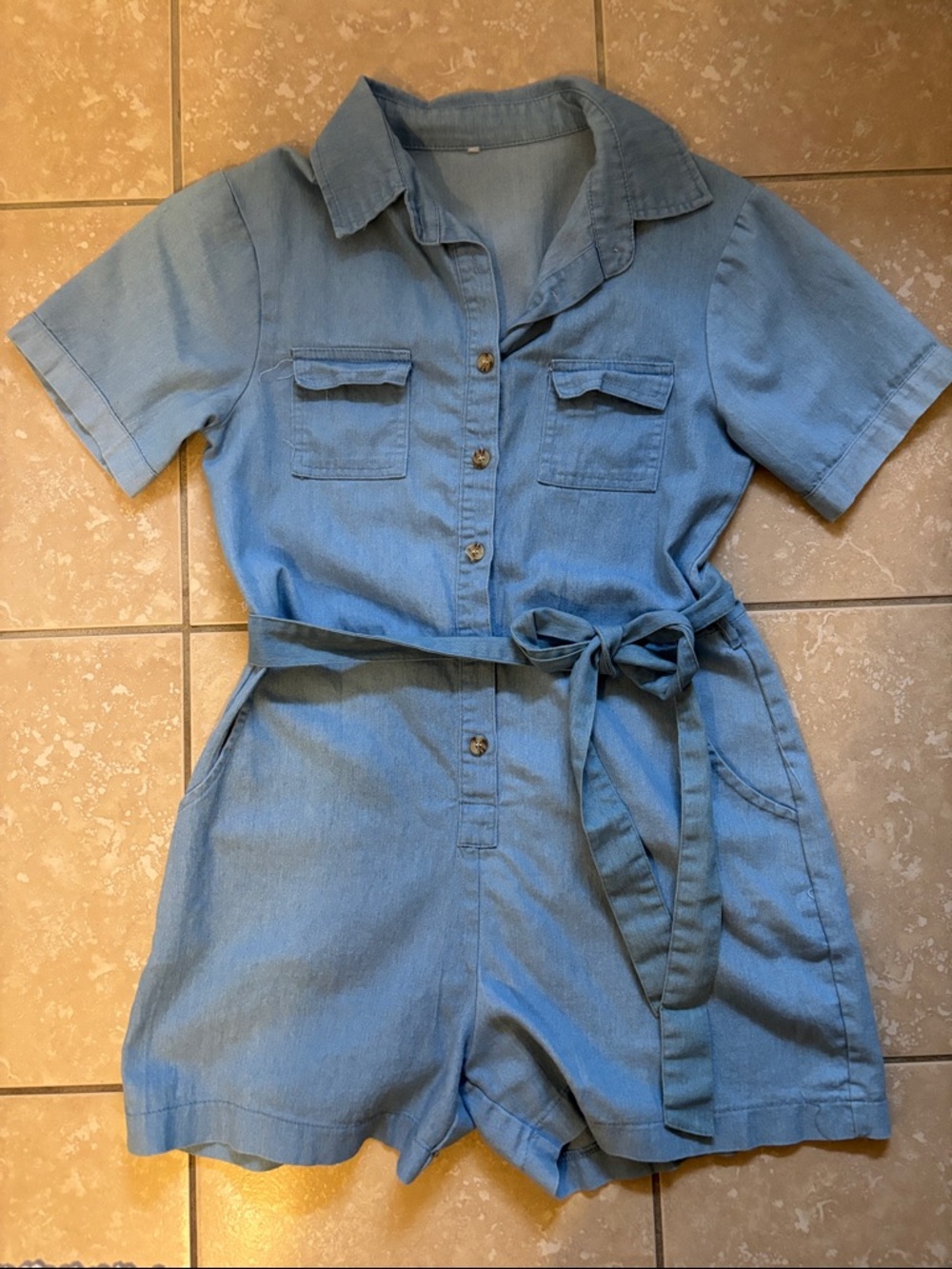 Vintage Denim Romper
